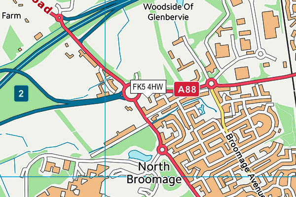 FK5 4HW map - OS VectorMap District (Ordnance Survey)