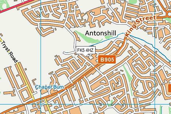 FK5 4HZ map - OS VectorMap District (Ordnance Survey)