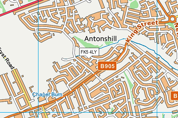 FK5 4LY map - OS VectorMap District (Ordnance Survey)