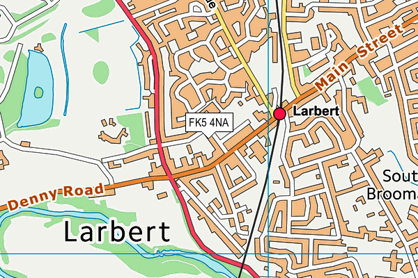 FK5 4NA map - OS VectorMap District (Ordnance Survey)