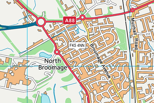 FK5 4NN map - OS VectorMap District (Ordnance Survey)