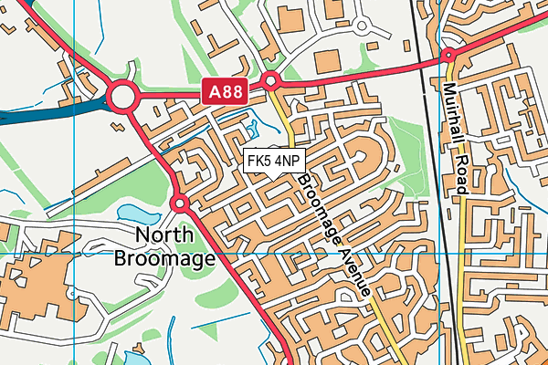 FK5 4NP map - OS VectorMap District (Ordnance Survey)