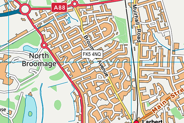 FK5 4NQ map - OS VectorMap District (Ordnance Survey)