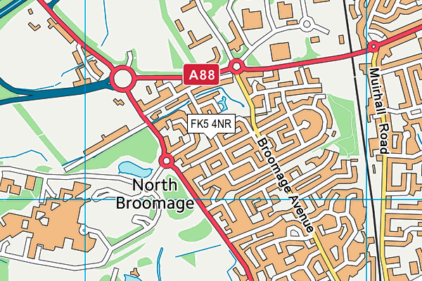 FK5 4NR map - OS VectorMap District (Ordnance Survey)