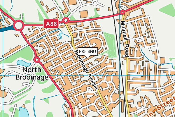 FK5 4NU map - OS VectorMap District (Ordnance Survey)