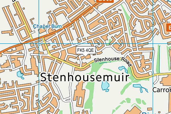 FK5 4QE map - OS VectorMap District (Ordnance Survey)