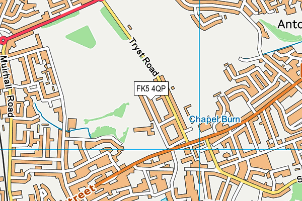 FK5 4QP map - OS VectorMap District (Ordnance Survey)