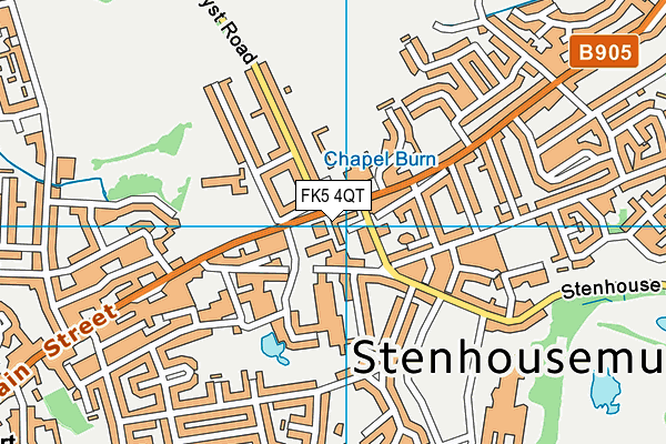 FK5 4QT map - OS VectorMap District (Ordnance Survey)