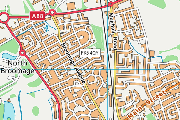 FK5 4QY map - OS VectorMap District (Ordnance Survey)