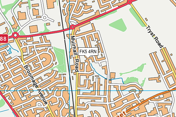 FK5 4RN map - OS VectorMap District (Ordnance Survey)