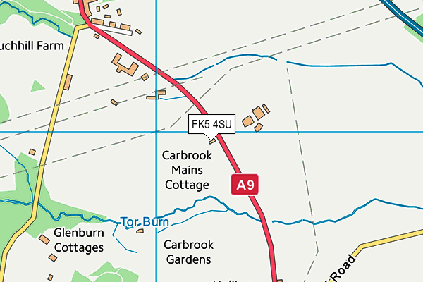 FK5 4SU map - OS VectorMap District (Ordnance Survey)