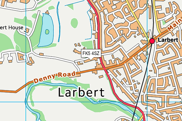 FK5 4SZ map - OS VectorMap District (Ordnance Survey)