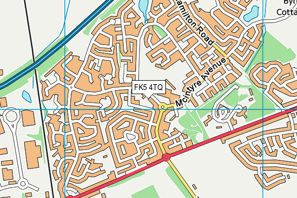 FK5 4TQ map - OS VectorMap District (Ordnance Survey)