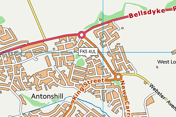 FK5 4UL map - OS VectorMap District (Ordnance Survey)