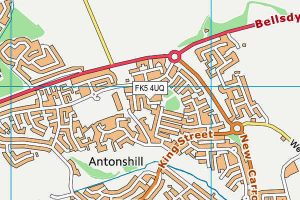 FK5 4UQ map - OS VectorMap District (Ordnance Survey)