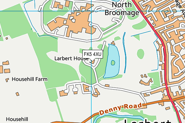 FK5 4XU map - OS VectorMap District (Ordnance Survey)