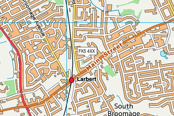 FK5 4XX map - OS VectorMap District (Ordnance Survey)