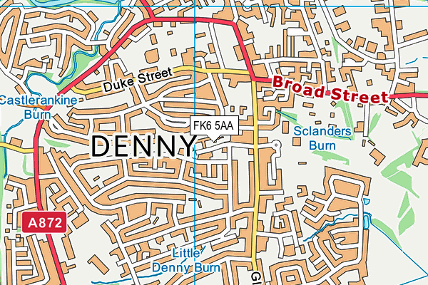 FK6 5AA map - OS VectorMap District (Ordnance Survey)