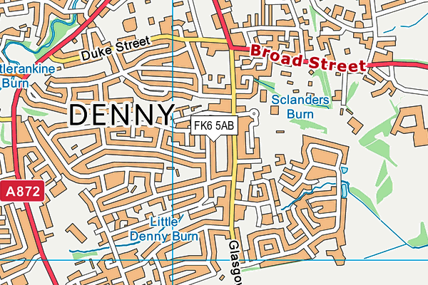FK6 5AB map - OS VectorMap District (Ordnance Survey)