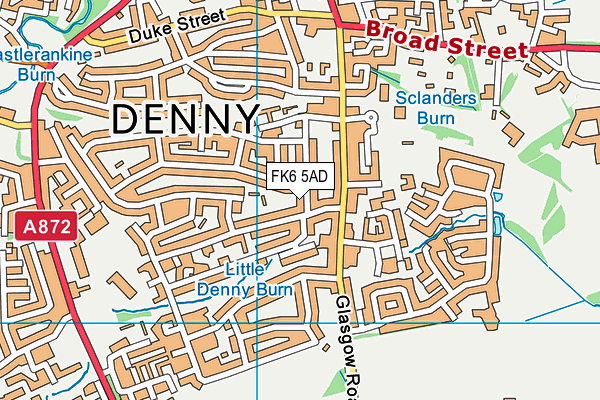 FK6 5AD map - OS VectorMap District (Ordnance Survey)