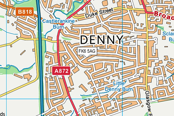 FK6 5AG map - OS VectorMap District (Ordnance Survey)