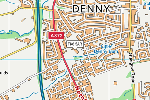 FK6 5AR map - OS VectorMap District (Ordnance Survey)