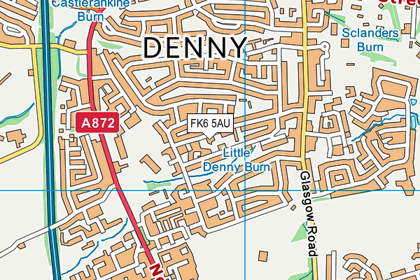 FK6 5AU map - OS VectorMap District (Ordnance Survey)