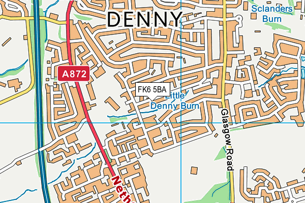 FK6 5BA map - OS VectorMap District (Ordnance Survey)