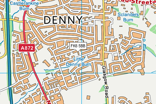 FK6 5BB map - OS VectorMap District (Ordnance Survey)