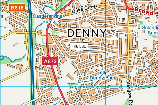 FK6 5BD map - OS VectorMap District (Ordnance Survey)