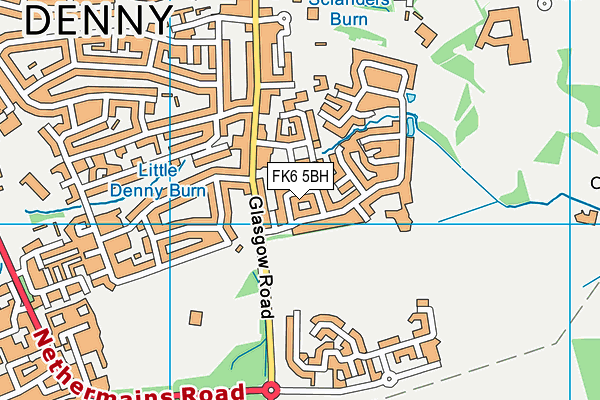 FK6 5BH map - OS VectorMap District (Ordnance Survey)