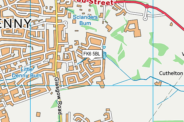 FK6 5BL map - OS VectorMap District (Ordnance Survey)