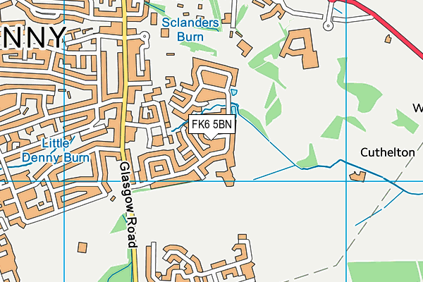 FK6 5BN map - OS VectorMap District (Ordnance Survey)