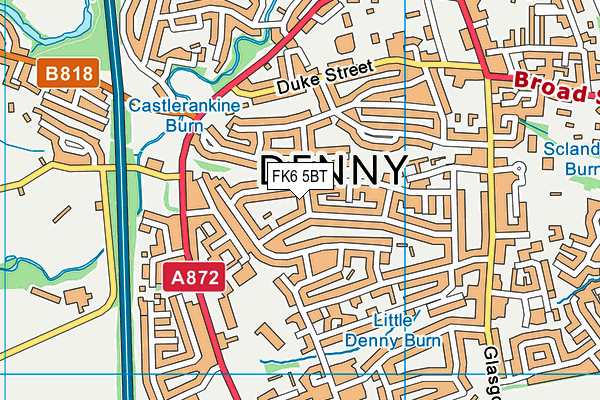 FK6 5BT map - OS VectorMap District (Ordnance Survey)