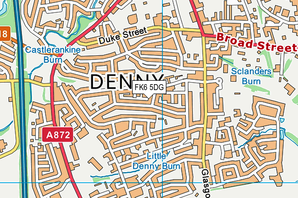 FK6 5DG map - OS VectorMap District (Ordnance Survey)