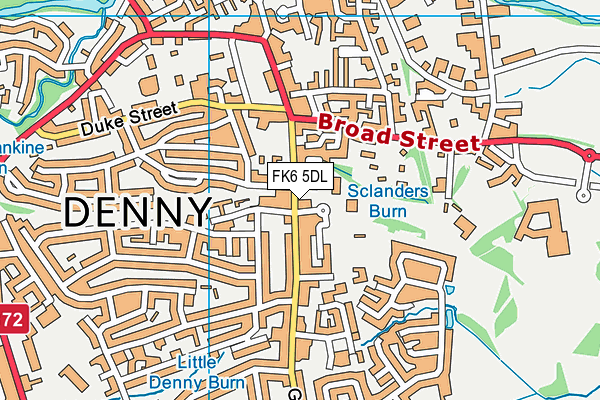 FK6 5DL map - OS VectorMap District (Ordnance Survey)