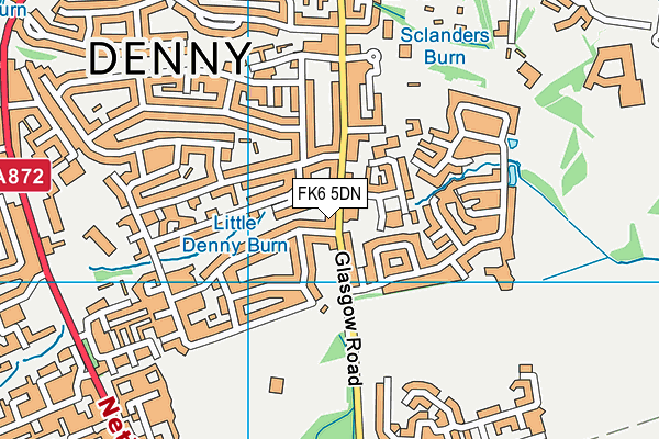 FK6 5DN map - OS VectorMap District (Ordnance Survey)