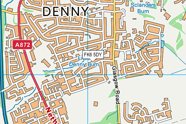 FK6 5DY map - OS VectorMap District (Ordnance Survey)