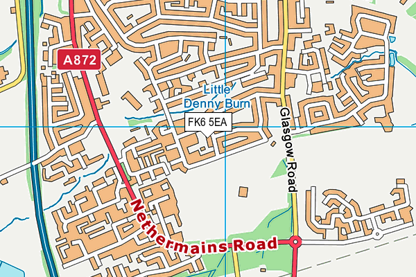 FK6 5EA map - OS VectorMap District (Ordnance Survey)