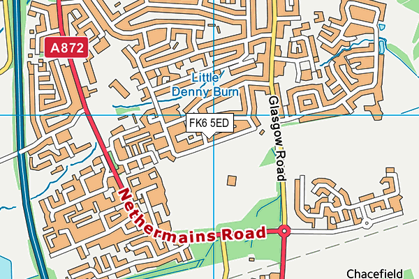 FK6 5ED map - OS VectorMap District (Ordnance Survey)