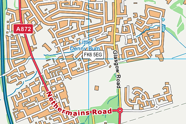 FK6 5EG map - OS VectorMap District (Ordnance Survey)