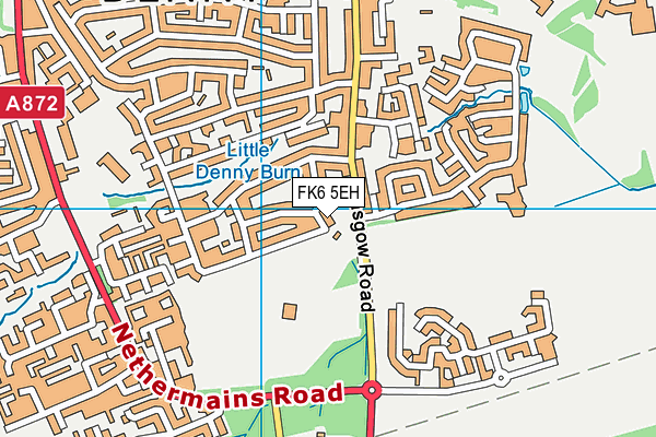 FK6 5EH map - OS VectorMap District (Ordnance Survey)
