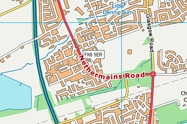 FK6 5ER map - OS VectorMap District (Ordnance Survey)