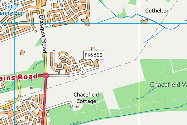 FK6 5ES map - OS VectorMap District (Ordnance Survey)