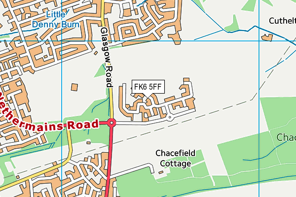 FK6 5FF map - OS VectorMap District (Ordnance Survey)