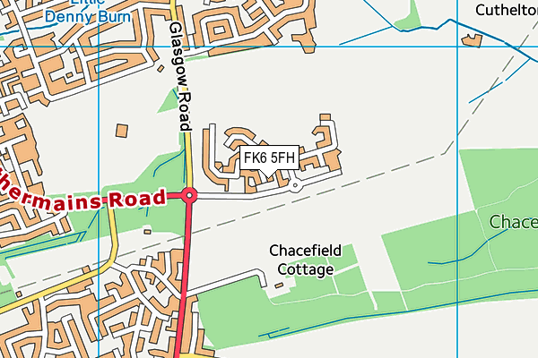 FK6 5FH map - OS VectorMap District (Ordnance Survey)