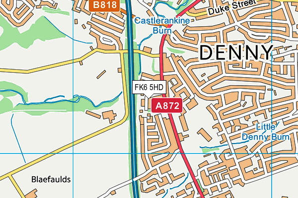 FK6 5HD map - OS VectorMap District (Ordnance Survey)