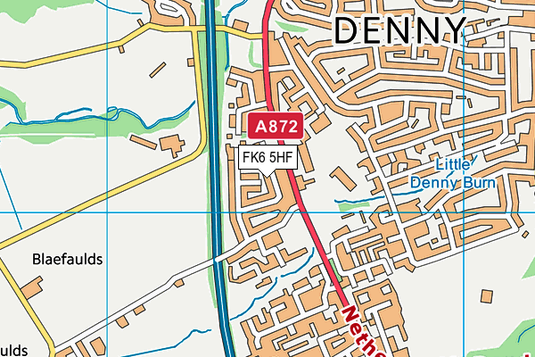 FK6 5HF map - OS VectorMap District (Ordnance Survey)