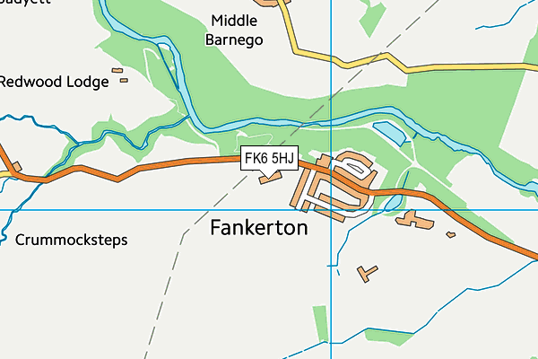 FK6 5HJ map - OS VectorMap District (Ordnance Survey)