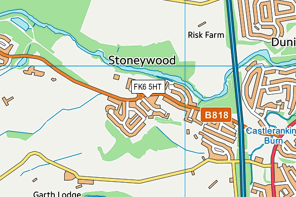 FK6 5HT map - OS VectorMap District (Ordnance Survey)